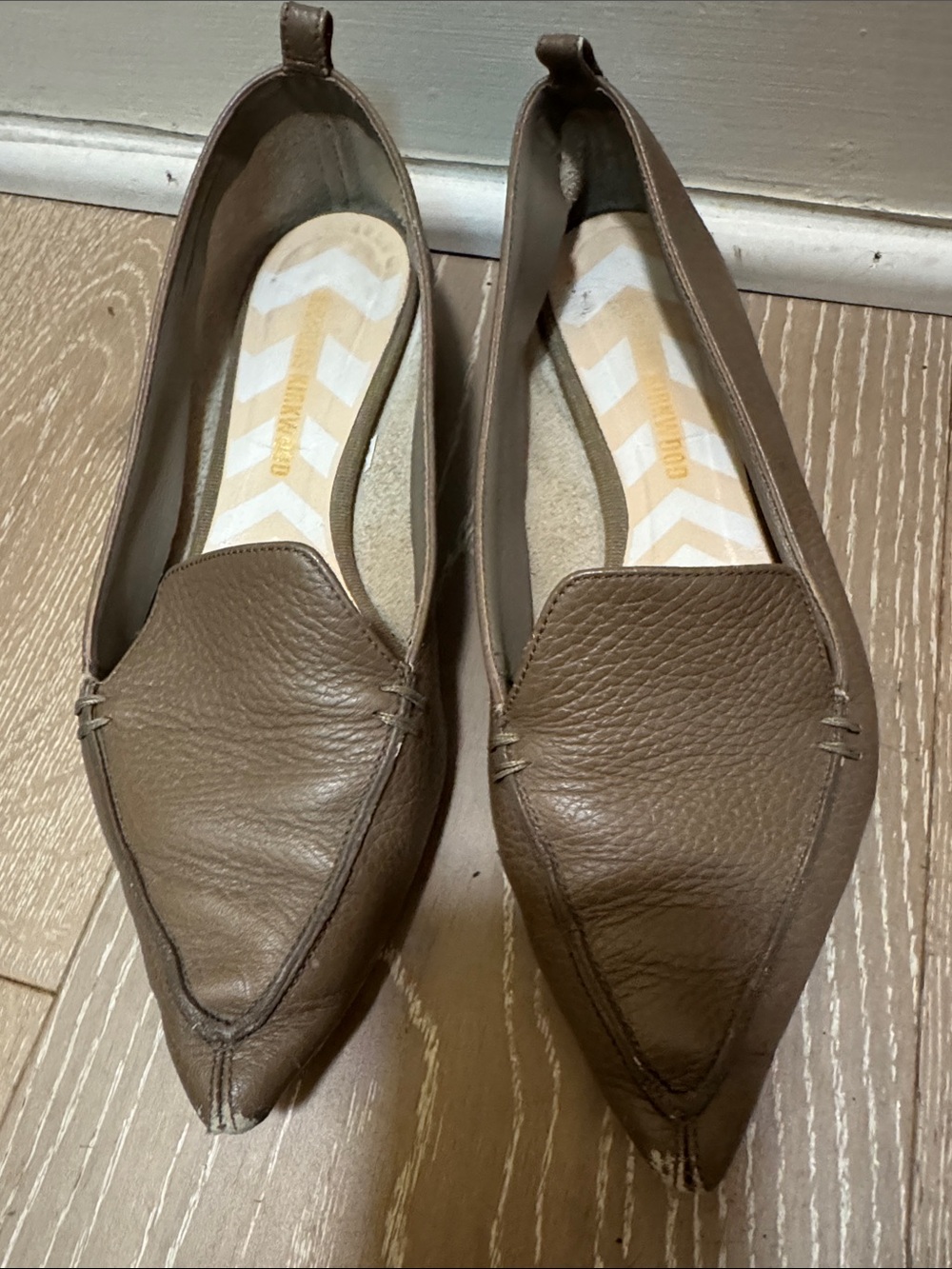Nicholas Kirkwood loafer mules taupe